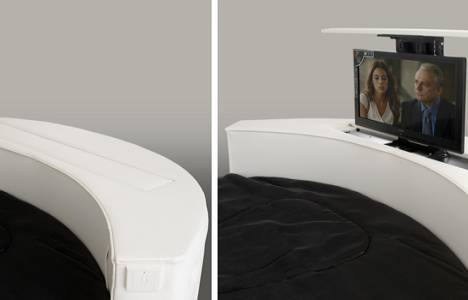  EVGÖR, yuvarlak yatak modeline şimdi de TV keyfi ekledi!