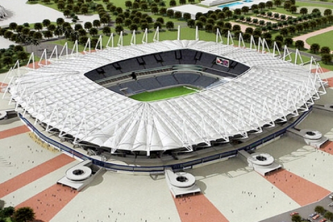 2014 Dünya Kupası'na hazırlanan stad inşaatında işçi 30 metreden düştü!