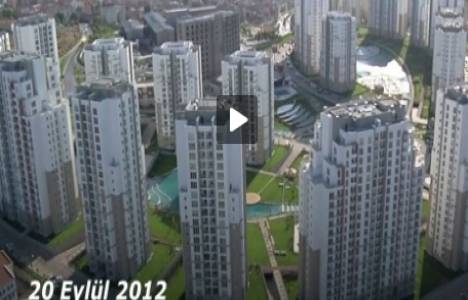 avrupa konutları havadan video