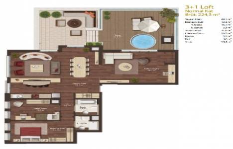 Sinpaş Altın Oran kat planı! 