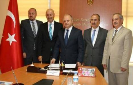 Uşak'a yapılacak15 derslikli okul binası için protokol imzalandı!