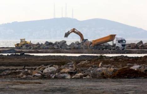 Maltepe sahil şeridindeki dolgu çalışmaları tamamlanmak üzere!
