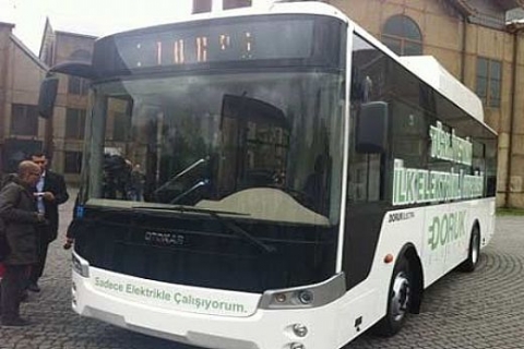 Otokar'dan belediyelere elektrikli otobüs!