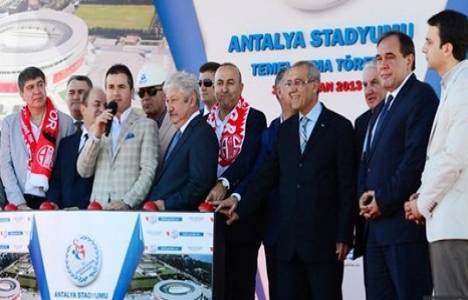 Antalya Stadyumu'nun temeli atıldı!