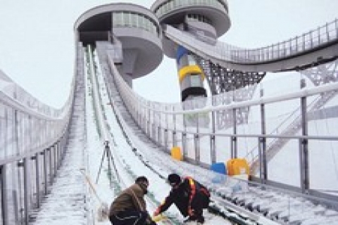 Recep Tayyip Erdoğan kış oyunları tesislerini ziyaret etti!