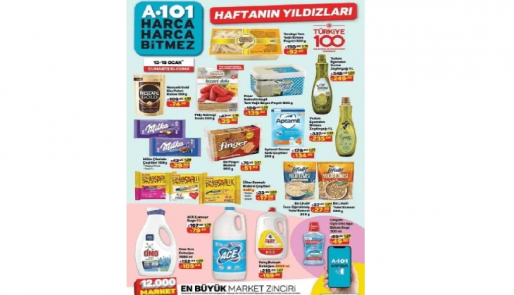 A101 de bu hafta yine dev indirim kampanyası! A101 de yağ fiyatları 102 TL birden düştü...