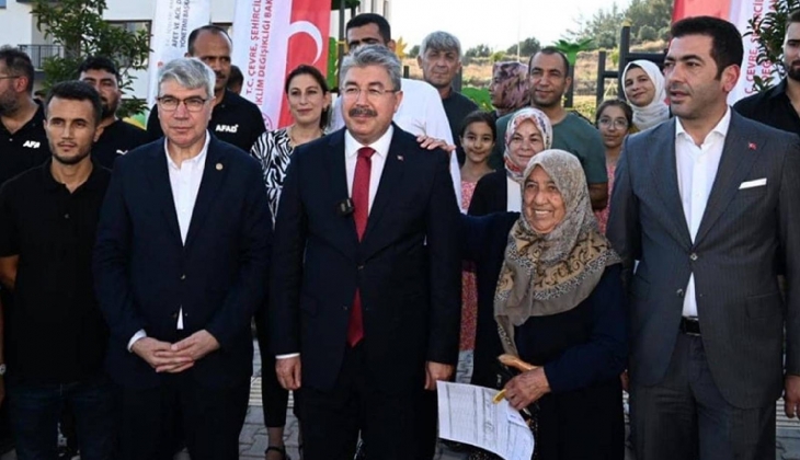 Osmaniye'de biten 90 konut depremzedelere teslim edildi...