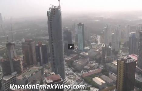 Spine Maslak projesinin havadan yeni görüntüleri!