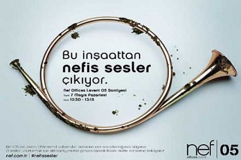 Nef 05 Levent Offices, klasik müzik konserine ev sahipliği yapacak!