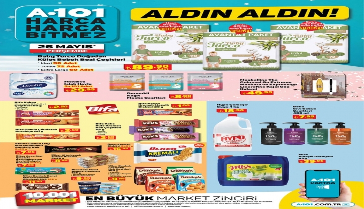 A101 26 Mayıs kataloğu yayınlandı! İşte yeni gelecek ürünler!