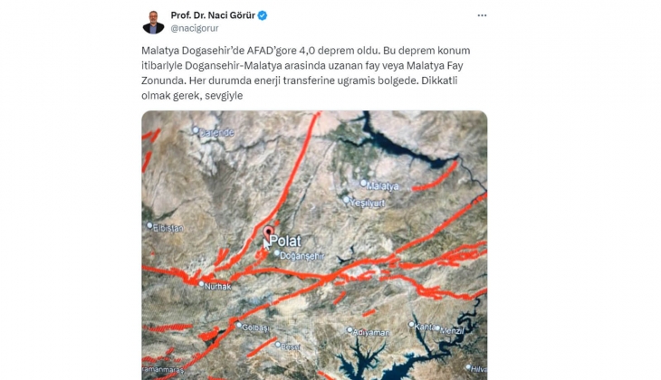 Deprem bilimci Prof. Dr. Naci Görür den o şehre uyarı: 4 büyüklüğünde sallandı, dikkatli olmak gerek!