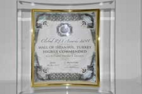 Mall Of İstanbul Highly Recommended Project ödülü aldı!