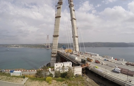 3. köprü raylı taşımacılık yapılan en uzun asma köprü olacak! 