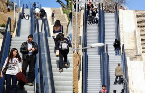 Karabük Belediyesi 60 metrelik yürüyen merdiven yaptırdı!