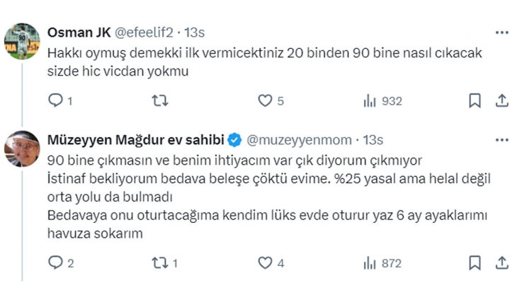 90 bin TL lik evi için 20 bin TL kira alabilen mağdur ev sahibi: Doktor paramı ödeyemeyecek haldeyim!