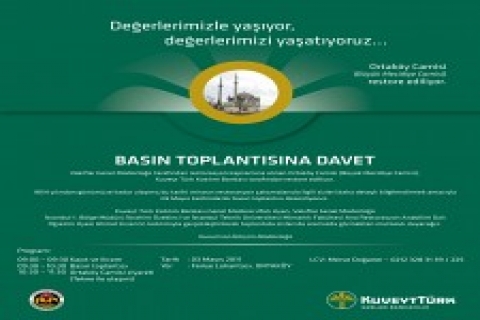 Kuveyt Türk Ortaköy Camisini restore ediyor!