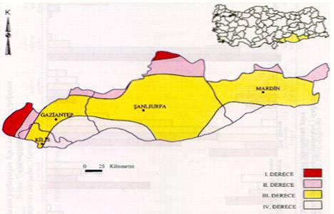 Türkiye deprem haritası!