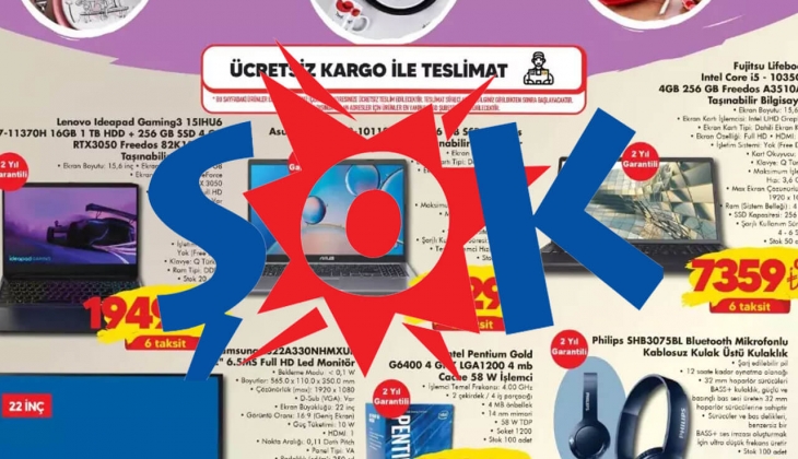 ŞOK Markete bu hafta hangi teknolojik aletler gelecek? İşte ŞOK 6 Mayıs 2022 fiyat listesi