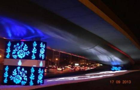 Bostancı Tuzcuoğlu Köprüsü ve çevresinde yeni bir aydınlatma yapıldı!