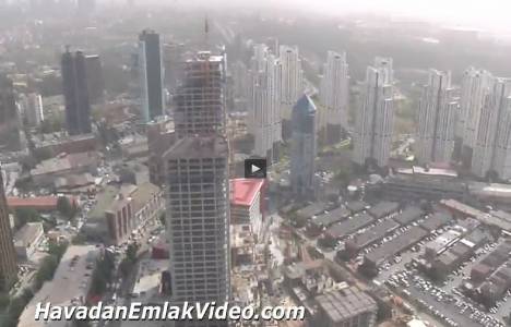 Maslak 42 Evleri'nin havadan son videosu!