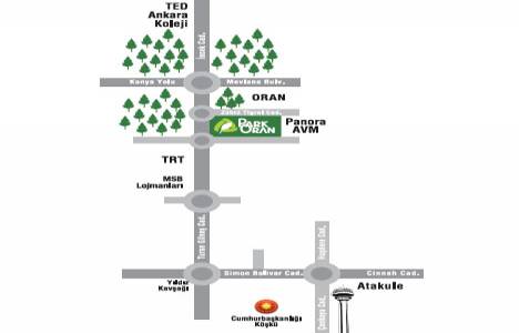 Park Oran Konutları nerede?