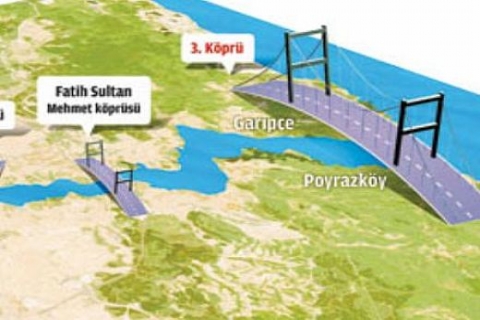 3. köprü ihalesinde teklifler bugün alınıyor!
