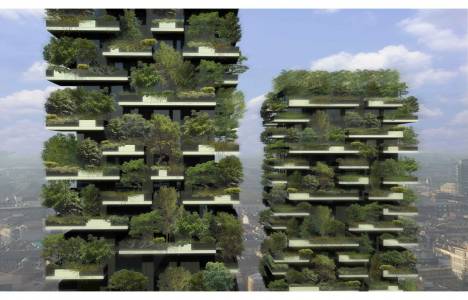 Bosco Verticale binası dikey yeşil alanlara örnek oluyor!