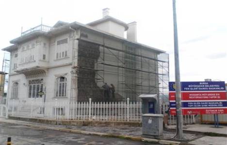 Mudanya Mütareke Evi’ndeki restorasyon çalışmaları devam ediyor!