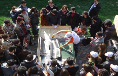 ÇATIDER, Mimarlık öğrencilerine uygulamalı çatı eğitimi verdi!
