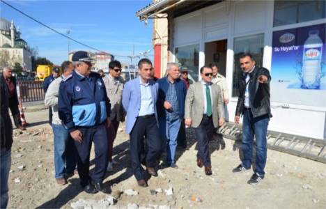 Özcan Işıklar Silivri'deki yol çalışmalarını inceledi!