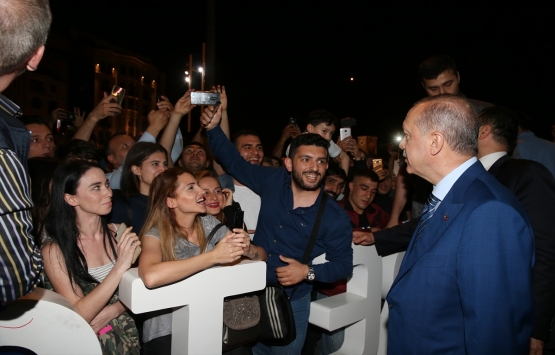 Cumhurbaşkanı Taksim deki opera binasının inşaatını inceledi!