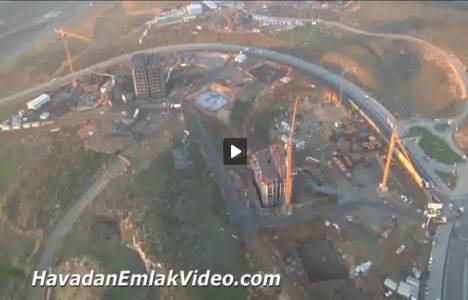 Bahçetepe Evleri Başakşehir'in havadan görüntüsü! 