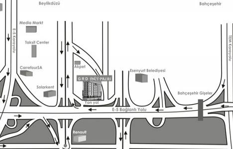 GRD İnşaat Haramidere İnci Palas ta 159 bin liraya 2+1!