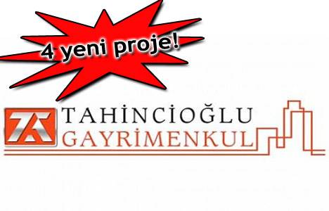 Tahincioğlu Gayrimenkul 2014 yılında 4 yeni proje yapacak!