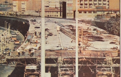 1975 yılında Mecidiyeköy üst yolu tamamlanmak üzereymiş!