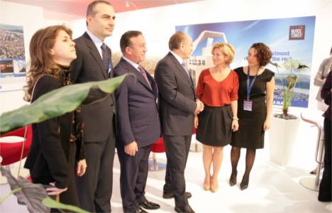 Ali Ağaoğlu ve Kadir Topbaş MIPIM'de Nurol GYO standını gezdi!