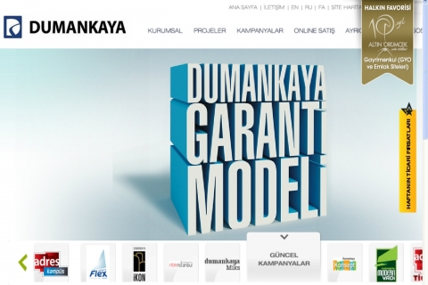  Dumankaya web sitesine Rusça ve Farsça seçenekleri eklendi!