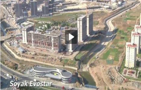  Halkalı konut projeleri havadan görüntülendi!