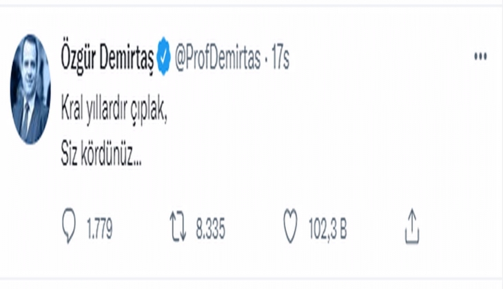 Özgür Demirtaş, ekonomide yapılan hataları 5 maddede sıraladı