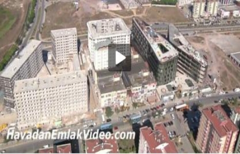  Kurtköy Grand Palace, Cadde ve Aeropark'ın havadan videosu!