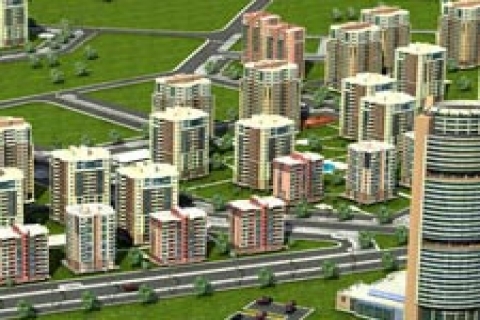 Ispartakule'de örnek daireler tamamlandı