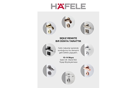 Hafele ilham veren konseptiyle Yapı Fuarı’nda!