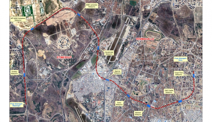Ankara’ya 18,6 kilometrelik yeni metro bağlantı hattı geliyor! 9.9 milyar TL’ye mal olacak!
