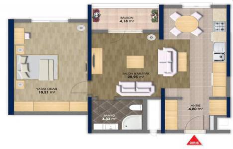  Nish Adalar kat planı!