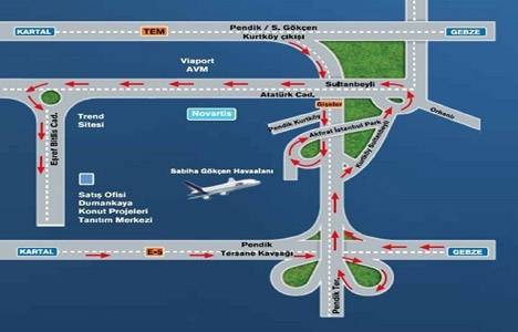 Kurtköy Dumankaya Cadde vaziyet planı!	