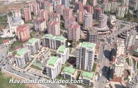 Başakşehir Hayat Park Konakları'nın havadan görüntüleri!