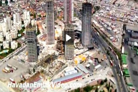  Brandium Ataşehir havadan görüntülendi!