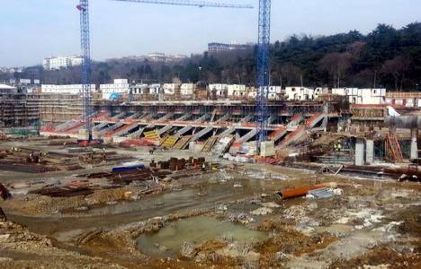 Beşiktaş Vodafone Arena Stadı yükseliyor! Şantiyeden 11 kare!