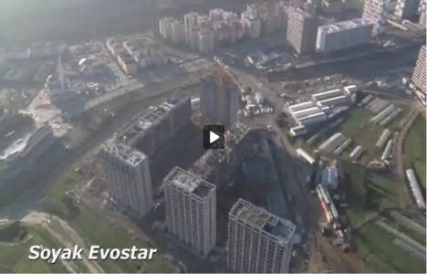 Halkalı'da inşa edilen 12 projenin havadan videosu! 
