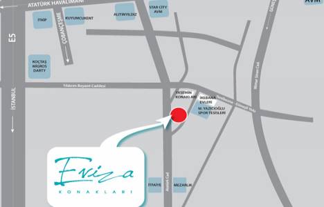 Yenibosna Eviza Konakları nda 480 bin liraya 3+1!